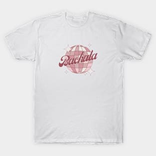 New Bachata Design Retro Comic Style in pink T-Shirt